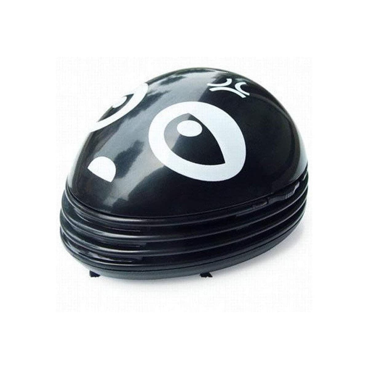 Black cartoon E ECSEM mini desktop vacuum