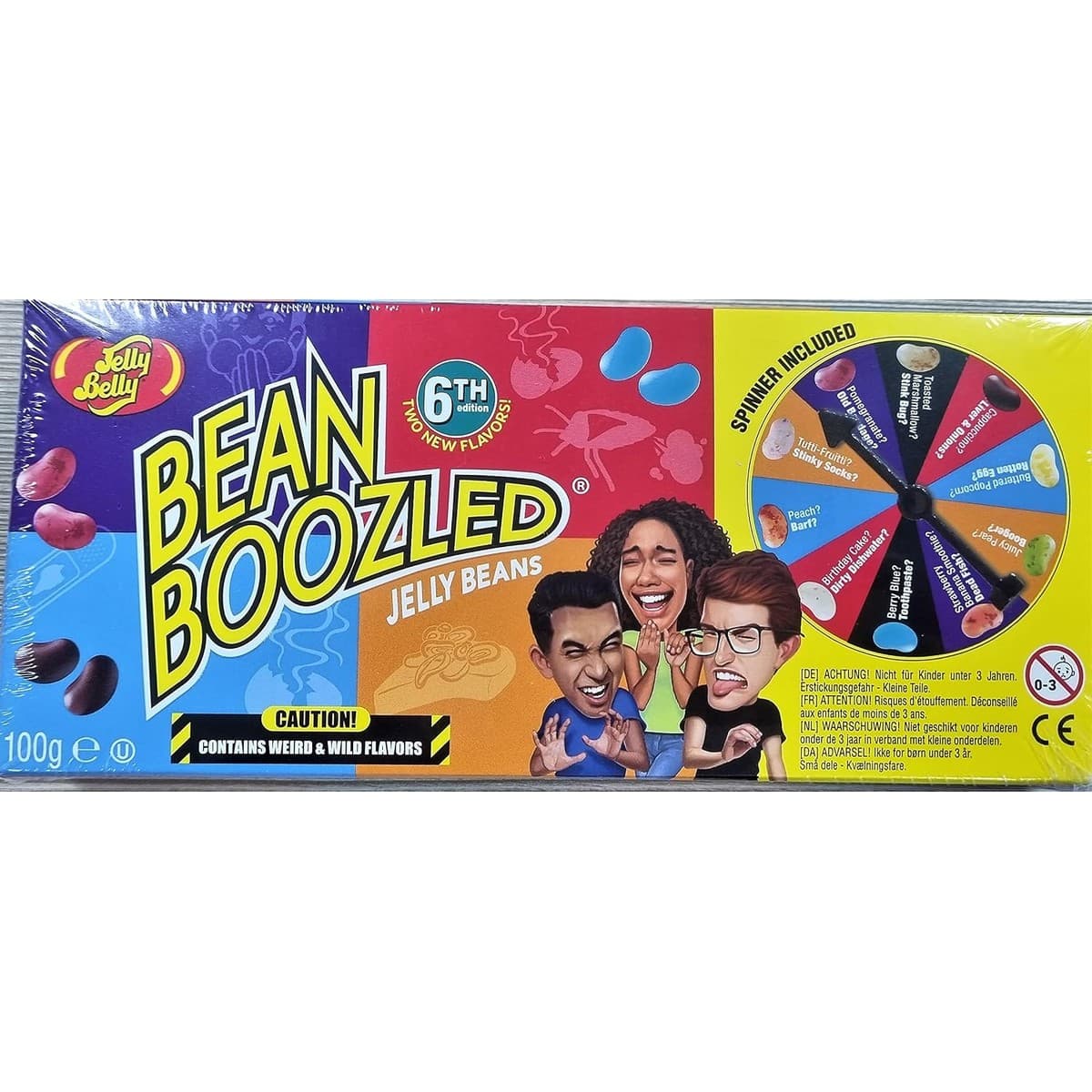 Jelly Belly BeanBoozled spinner gift box with assorted jelly beans
