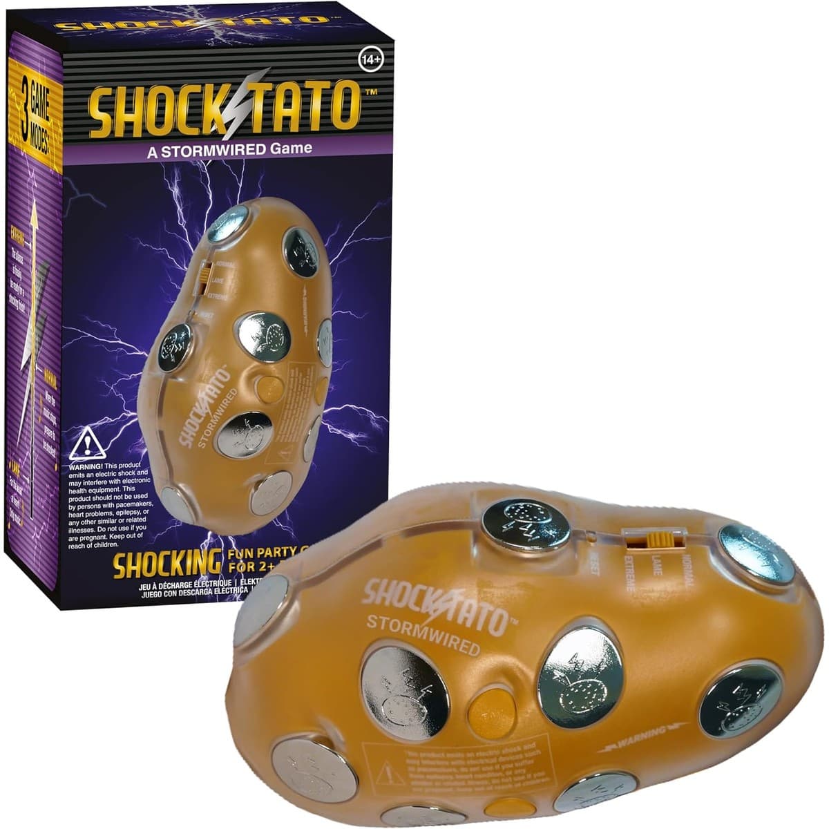 Lightning Reaction Shocktato electronic shocking potato party game